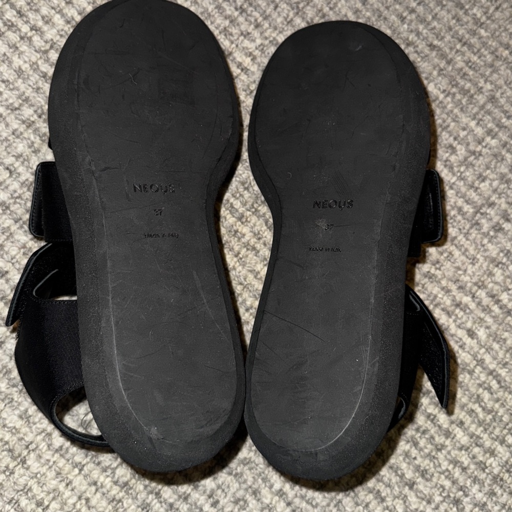 Neous | Womens Octans Leather & Neoprene Strappy Sandals **NEW!!** - Picture 5 of 14